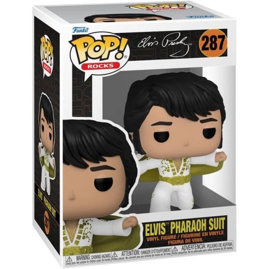 Funko Pop Estrellas del Rock Elvis con Traje Faraón