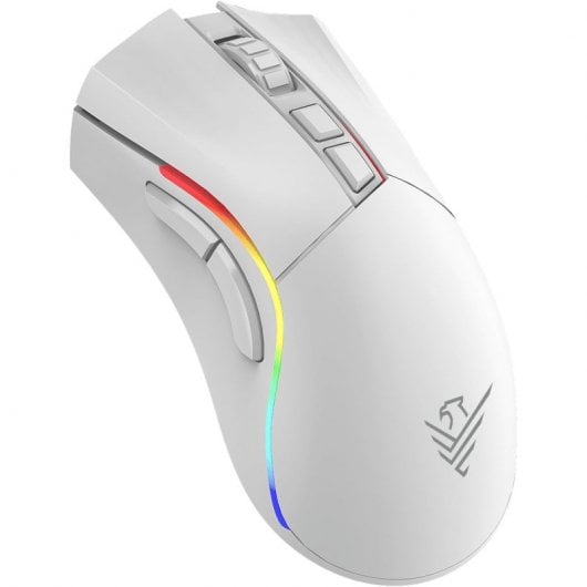 Mouse da gioco wireless Phoenix Void Elite RGB 19000 DPI Bianco