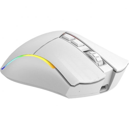 Mouse da gioco wireless Phoenix Void Elite RGB 19000 DPI Bianco