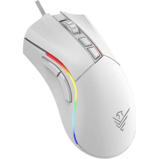 Souris de jeu USB Phoenix Void 12 000 DPI blanche