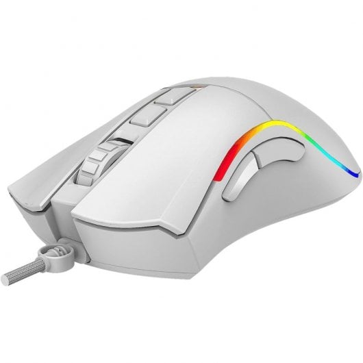 Mouse da gioco USB Phoenix Void 12000 DPI Bianco