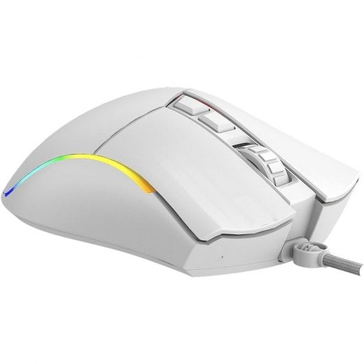 Mouse da gioco USB Phoenix Void 12000 DPI Bianco