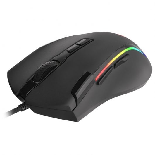 Genesis Krypton 700 G2 Raton Óptico Gaming RGB 8000DPI Negro