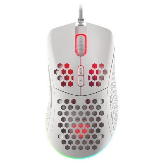 Mouse da gioco ottico Genesis Krypton 555 RGB 8000 DPI bianco