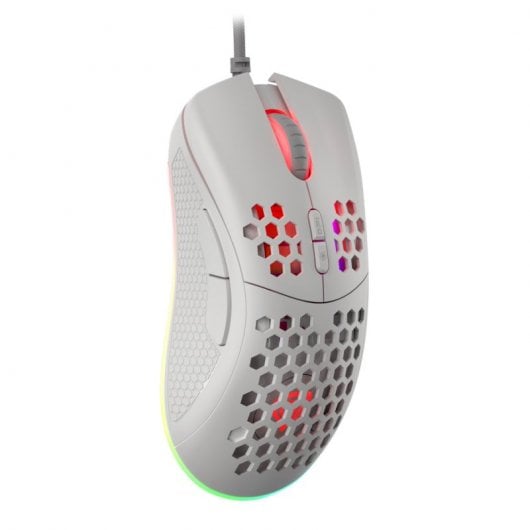 Mouse da gioco ottico Genesis Krypton 555 RGB 8000 DPI bianco