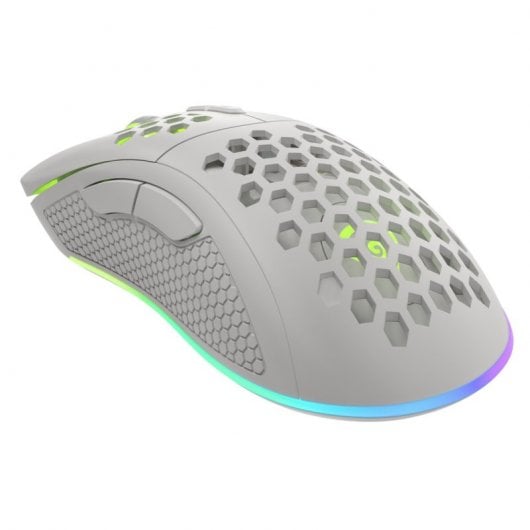 Mouse da gioco ottico Genesis Krypton 555 RGB 8000 DPI bianco