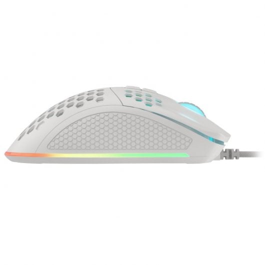 Mouse da gioco ottico Genesis Krypton 555 RGB 8000 DPI bianco