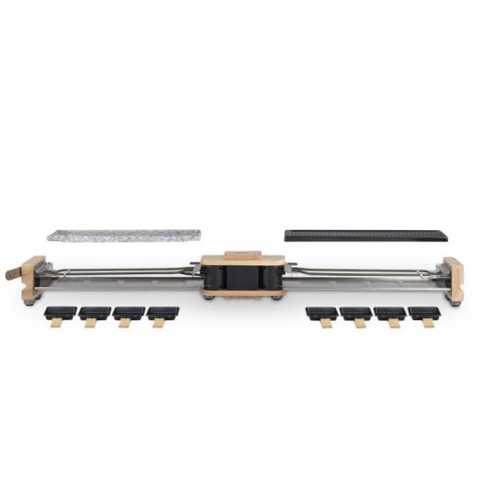 HKoenig WOD360 Raclette-Grill für 8 Personen, Naturstein, 1400W
