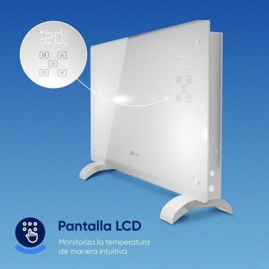 Radiador Elétrico Origial CRYSTALWAVE ORIHEAT2000W 2000W Wifi LCD IP24 Parede ou Chão