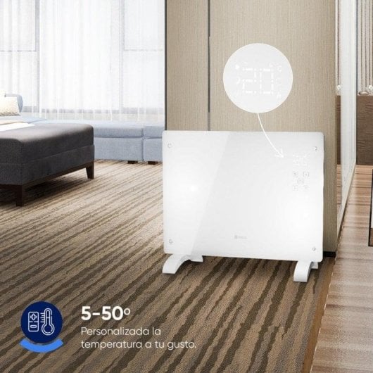 Radiador Elétrico Origial CRYSTALWAVE ORIHEAT2000W 2000W Wifi LCD IP24 Parede ou Chão