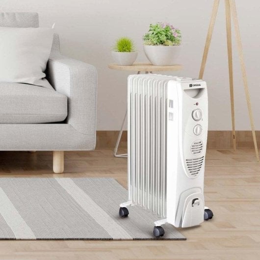 Radiateur à Huile Origial EASYWARM ORIOIL2000W 2000W 9 Éléments Transport Facile Sécurité