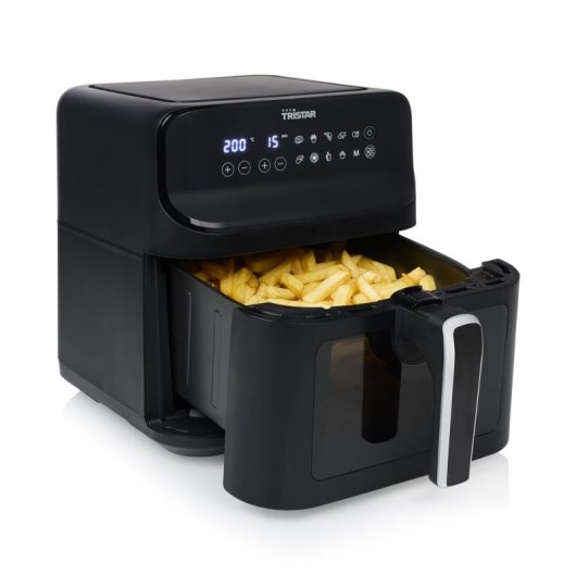 Tristar FR-9037 friteuse Unique 6,2 L Autonome 1350 W Friteuse d’air chaud Noir