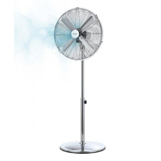 Ventilateur Cecotec EnergySilence 620 Retrostyle 50W 16" chrome oscillant 4 pales
