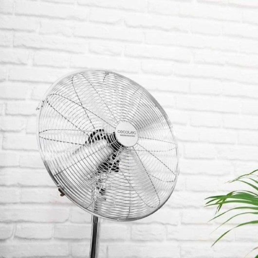 Ventilateur Cecotec EnergySilence 620 Retrostyle 50W 16" chrome oscillant 4 pales