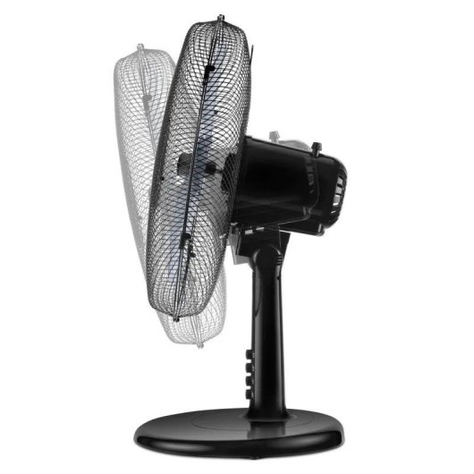 Tischventilator Ufesa Malmo 50W 40cm 3 Stufen Oszillation 5 Flügel Schwarz