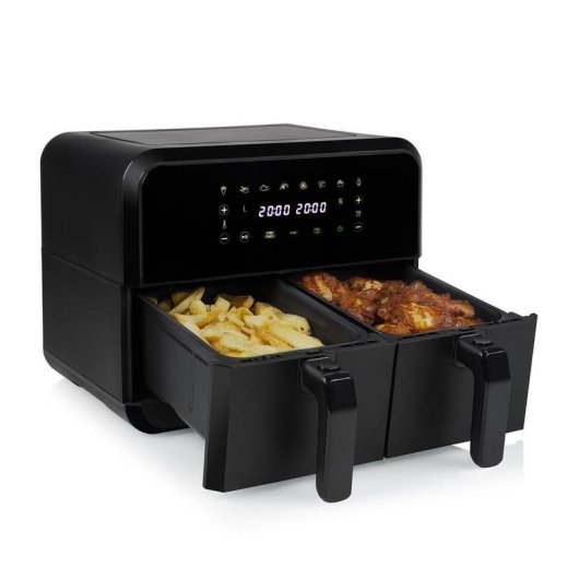 Airfryer Princess 182068 Double Panier 8L 2400W Écran Tactile Programmes Automatiques