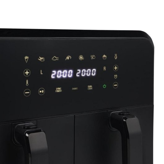 Airfryer Princess 182068 Double Panier 8L 2400W Écran Tactile Programmes Automatiques