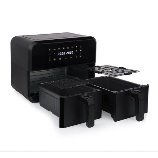 Airfryer Princess 182068 Double Panier 8L 2400W Écran Tactile Programmes Automatiques