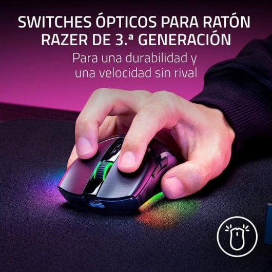 Mouse da gioco wireless Razer Cobra Pro RGB 30000 DPI Nero