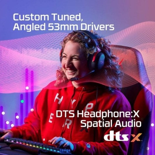 Auriculares HyperX Cloud III com fio USB-C/3,5 mm Gaming Cancelamento de Ruído Preto/Vermelho