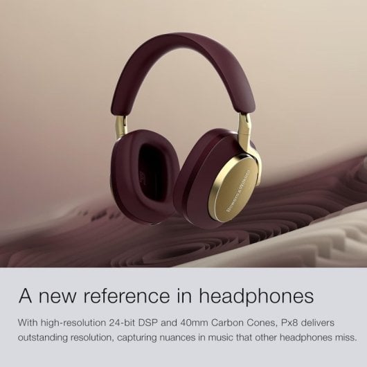 Bowers & Wilkins PX8 Auscultadores Bluetooth com Cancelamento de Ruído Pretos