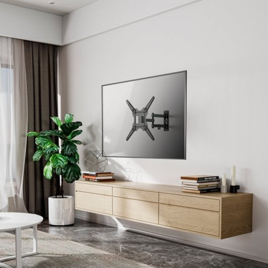 AISENS WT55TSE-153 support pour téléviseur 139,7 cm (55") Noir
