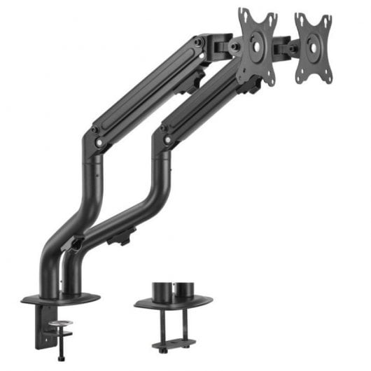 Aisens DT32TSR-141 Soporte Contrapeso Eco 2 Brazos para Monitores/TV 17”-32” VESA 100x100 Máx. 8Kg