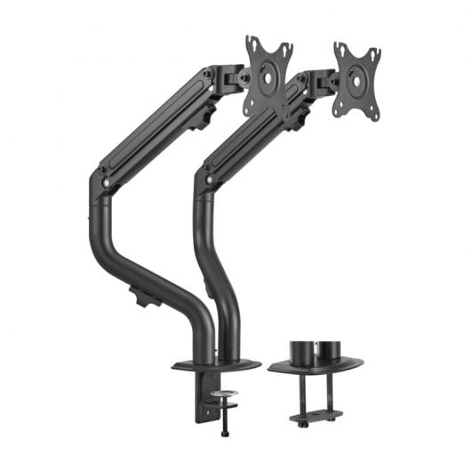 Aisens DT32TSR-141 Soporte Contrapeso Eco 2 Brazos para Monitores/TV 17”-32” VESA 100x100 Máx. 8Kg