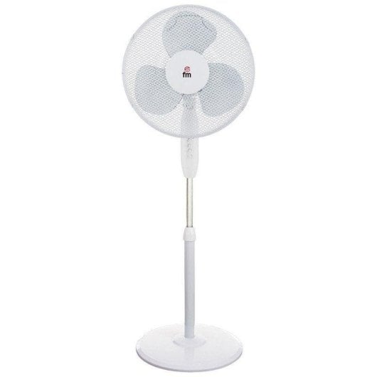 Ventoinha de Pé FM Calefacción VP-40 45W 40cm 3 Velocidades Cabeça Oscilante Altura Regulável