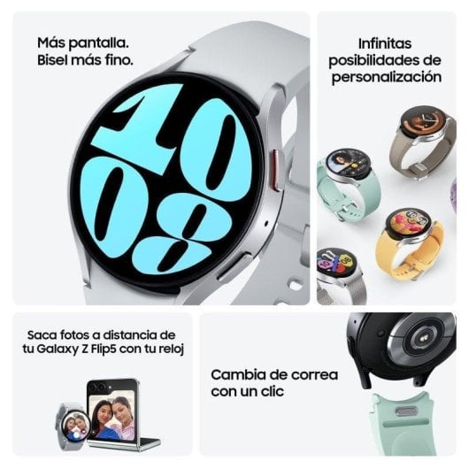 Samsung Galaxy Watch6 Bluetooth GPS 40mm Super AMOLED Ouro Resistente à Água 5ATM+IP68