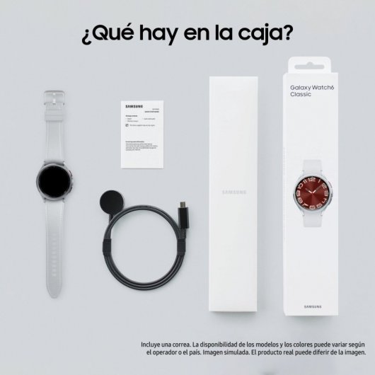 Samsung Galaxy Watch6 Classic Bluetooth 43mm Plata