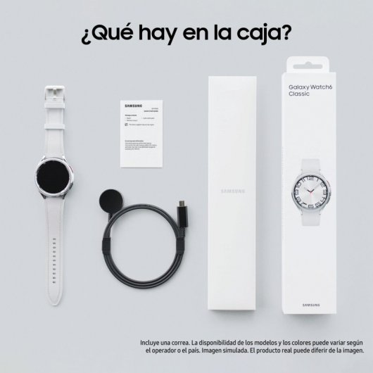 Samsung Galaxy Watch6 Classic LTE 47mm Plata