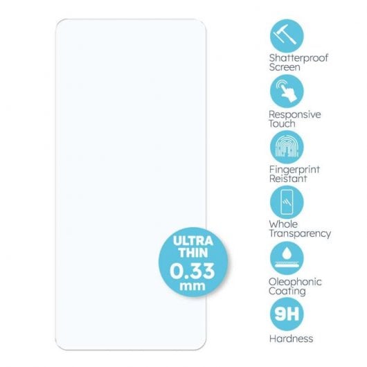 OcioDual Premium Displayschutzfolie aus gehärtetem Glas für Xiaomi Redmi Note 12 Pro Plus / Redmi Redmi Note 12 Pro Plus / Redmi Note 12 Pro