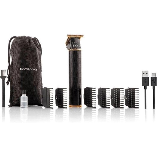Tagliacapelli Professionale InnovaGoods Triher Senza Fili 6 Lunghezze Impermeabile LCD