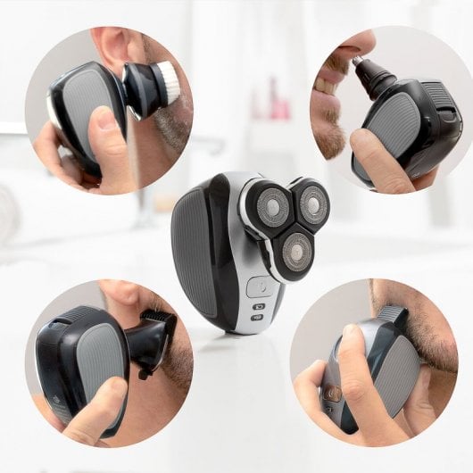 InnovaGoods Shavestyler Afeitadora 5 en 1 Recargable Ergonómica Multifunción