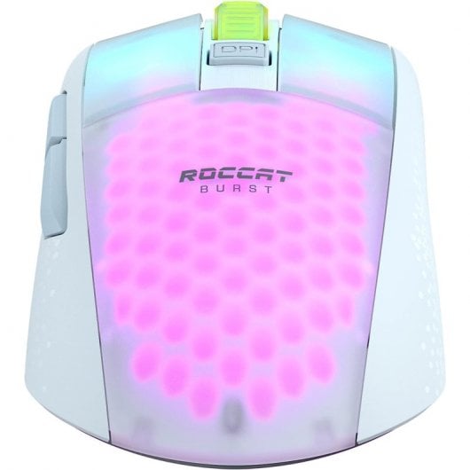 Roccat Burst Pro Air Ratón Gaming Inalámbrico RGB 19000DPI Blanco