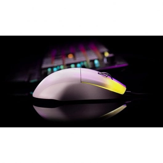 Roccat Kone Pro Optische Gaming-Maus USB 2.0 AIMO RGB 19000DPI Weiß