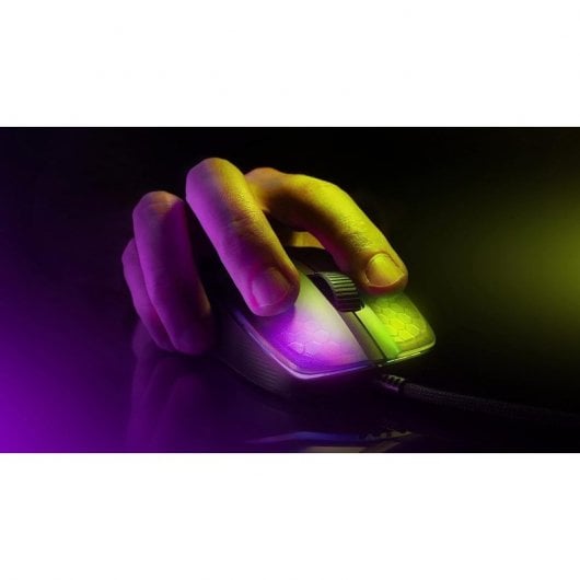 Roccat Kone Pro Optische Gaming-Maus USB 2.0 AIMO RGB 19000DPI Weiß