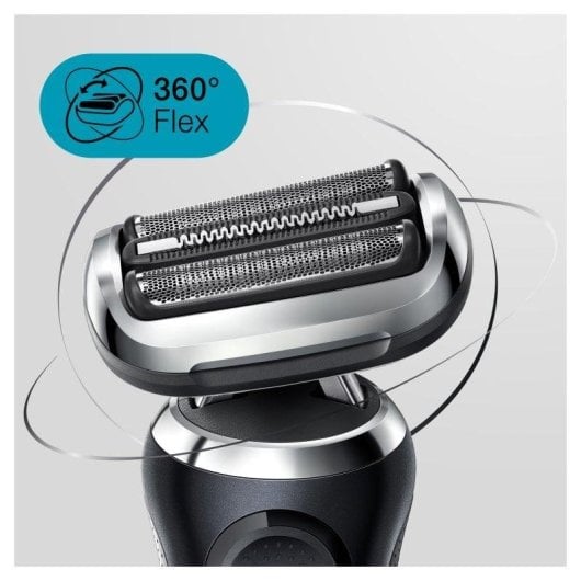 Rasoir Visage Braun Series 7 71-N7200cc Sans Fil 50min Sec et Mouillé 3 Lames Tondeuse Précision