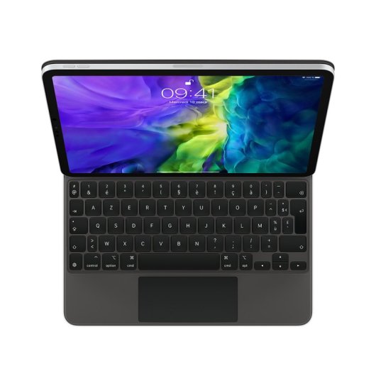 Apple MXQT2F/A Tastatur für Mobilgeräte AZERTY Französisch Schwarz