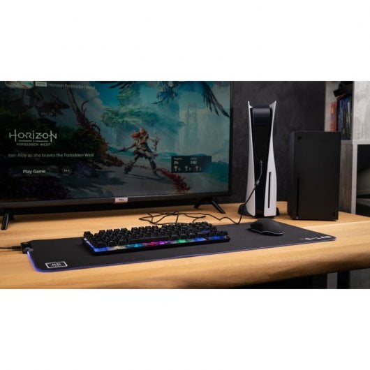 The G-Lab Keyz Caesium TKL tastiera USB AZERTY Francese Nero