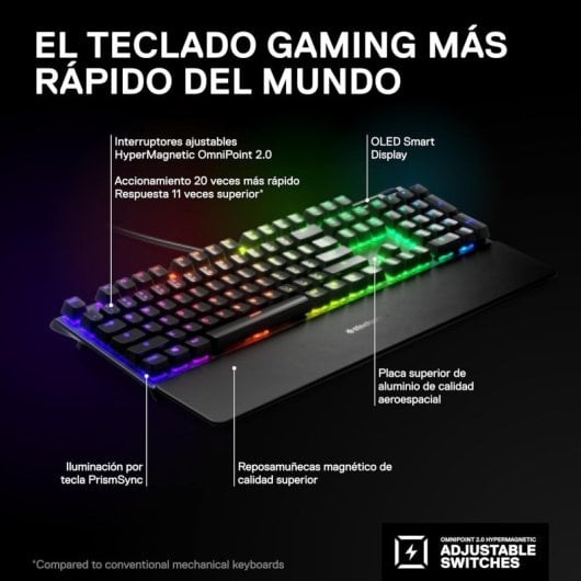 Steelseries Apex Pro tastiera USB Nero