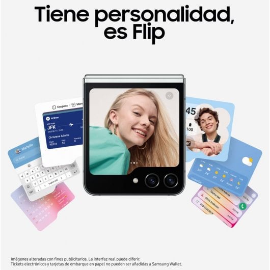 Samsung Galaxy Z Flip5 8/512GB Crema + Cargador de Pared 25W Reacondicionado