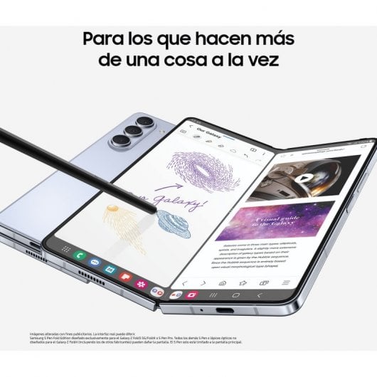 Samsung Galaxy Z Fold5 12/512GB Azul Glaciar + Cargador de Pared 25W