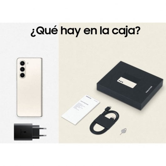 Samsung Galaxy Z Fold5 12/512 Go Crème + Chargeur mural 25 W