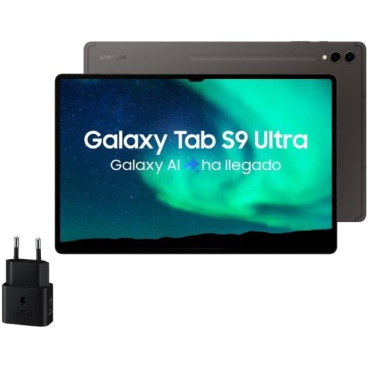 Samsung Galaxy Tab S9 Ultra 5G 12/512GB Gris + Cargador 25W