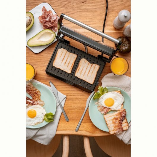 Adler AD 3052 Kontaktgrill Elektrogrill mit Deckel 1200W