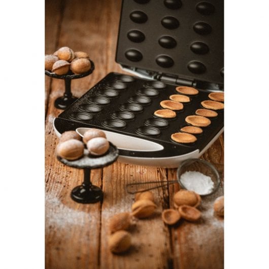 Adler AD 3039 Hornillo Eléctrico para 24 Galletas Forma Nuez