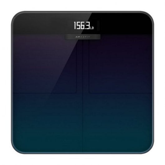 Amazfit Smart Scale Quadrato Blu marino, Porpora Bilancia pesapersone elettronica