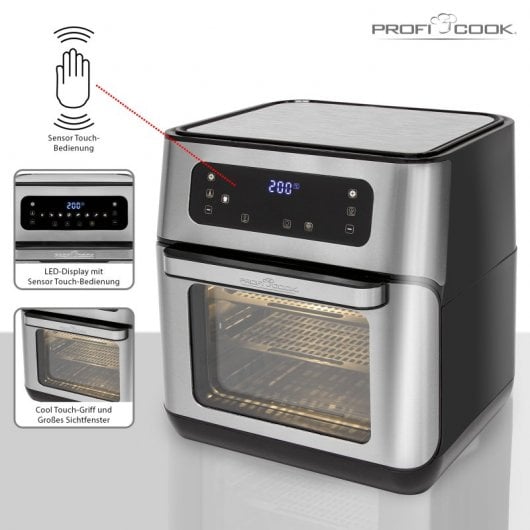ProfiCook FR 1200 H Fritadeira a Ar Quente 11L 1500W